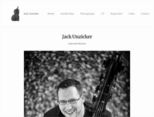 Tablet Screenshot of jackunzicker.com